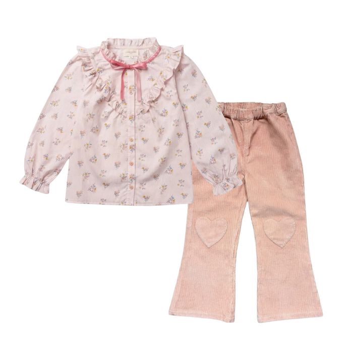 Holly Trouser Big Corduroy Pink