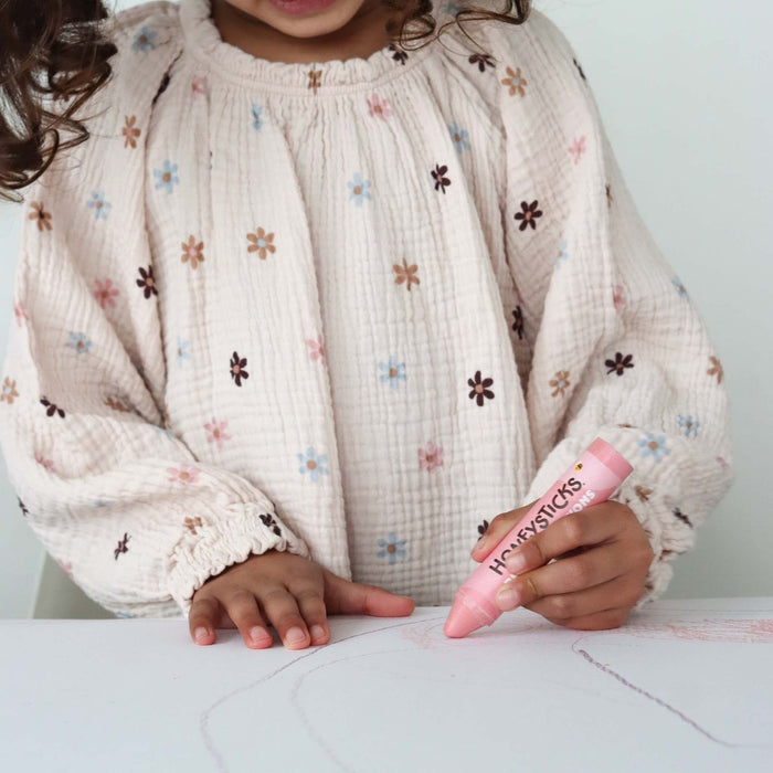 Honeysticks Beeswax Crayons Super Jumbos 7pk - Wee Bee Baby Boutique