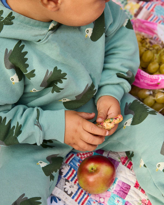 Hoodie - Eagle | Forest - Wee Bee Baby Boutique