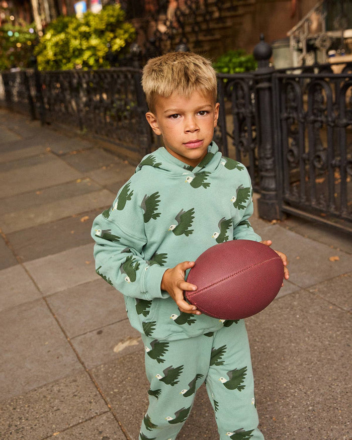 Hoodie - Eagle | Forest - Wee Bee Baby Boutique