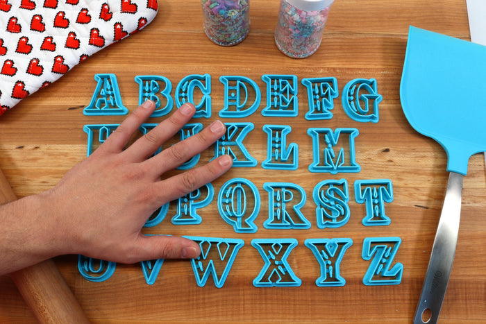 Hyrule FONT Cookie Cutters - Fondant Letters, Letters for Cake decorating