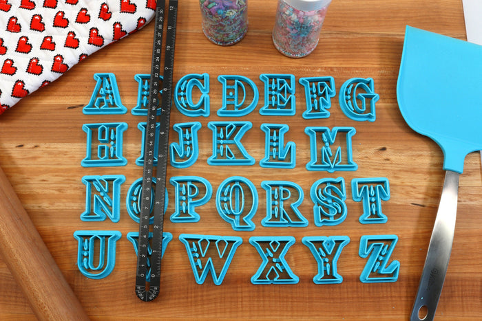 Hyrule FONT Cookie Cutters - Fondant Letters, Letters for Cake decorating
