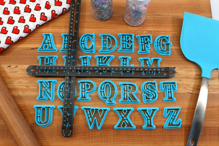 Hyrule FONT Cookie Cutters - Fondant Letters, Letters for Cake decorating