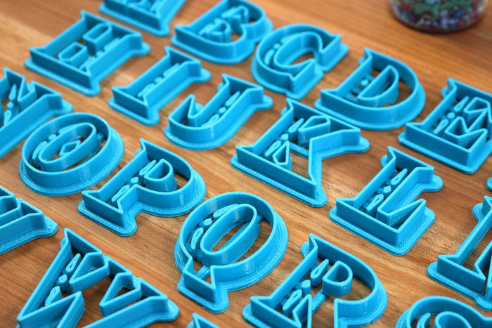 Hyrule FONT Cookie Cutters - Fondant Letters, Letters for Cake decorating