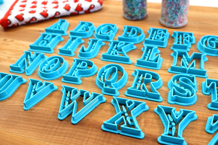 Hyrule FONT Cookie Cutters - Fondant Letters, Letters for Cake decorating