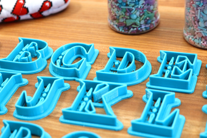 Hyrule FONT Cookie Cutters - Fondant Letters, Letters for Cake decorating