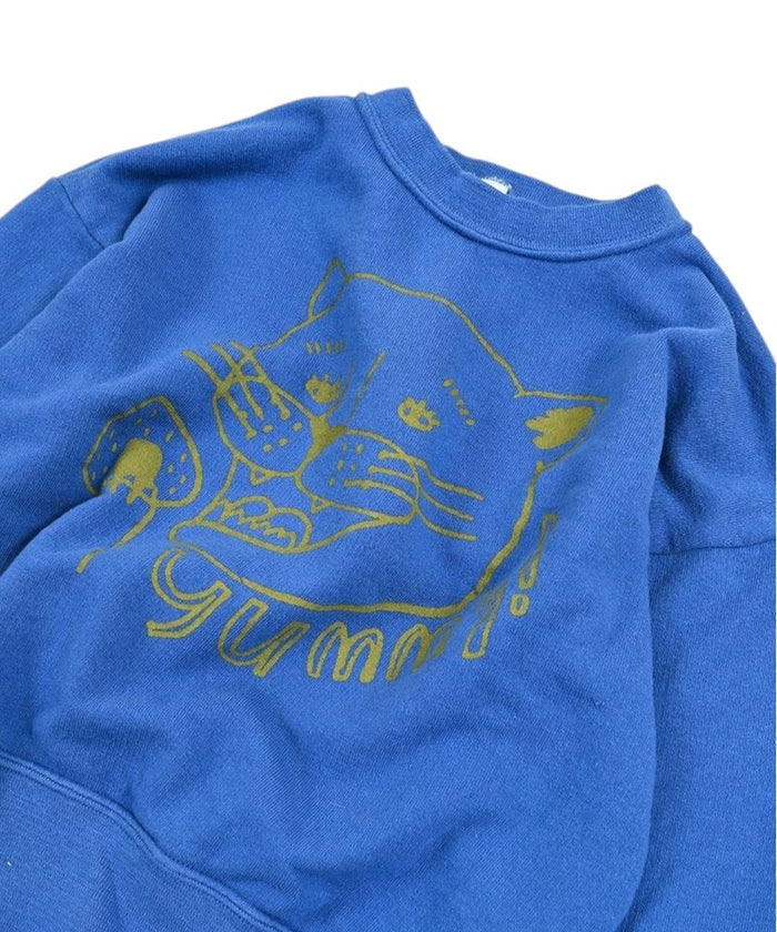 Illustration Sweatshirt Blue