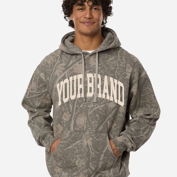 Independent Trading Co Unisex Premium Camo Sweatshirt - IND4000