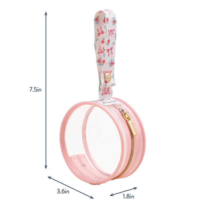 Itzy Paci Case - Ribbons & Roses - Wee Bee Baby Boutique