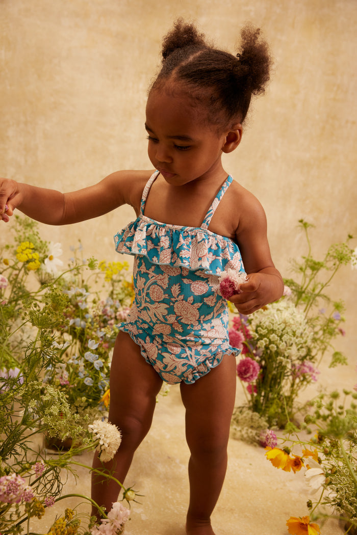 Jovana Baby Bathing Suit Blue Mountain Avens