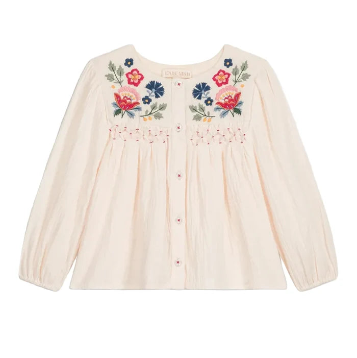 Kerstin Blouse Double Gauze Cream