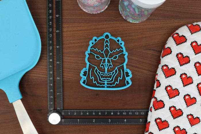 Killer Kaijus Cookie Cutters, Set 1 - Ape Kaiju, Hydra Kaiju, Lizard Kaiju, Mecha Lizard, Moth Kaiju - Kaiju Cookies & Baking Tools