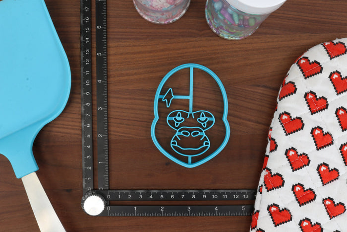 Killer Kaijus Cookie Cutters, Set 1 - Ape Kaiju, Hydra Kaiju, Lizard Kaiju, Mecha Lizard, Moth Kaiju - Kaiju Cookies & Baking Tools