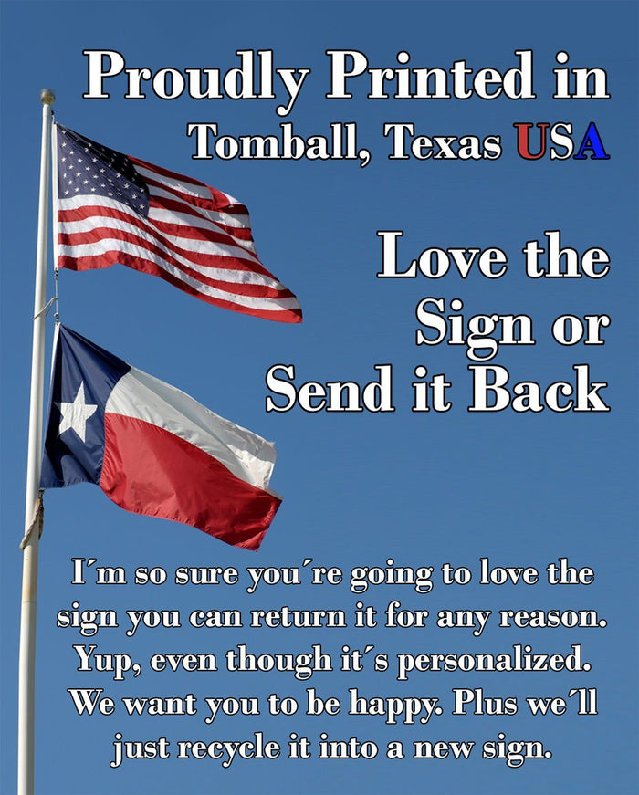 Kitchen Rules - Metal Sign | Lone Star Art.