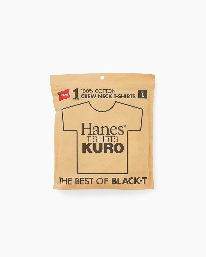 Kuro 1P Crew Neck T-Shirt Black
