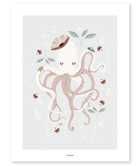 Lady Octopus Poster