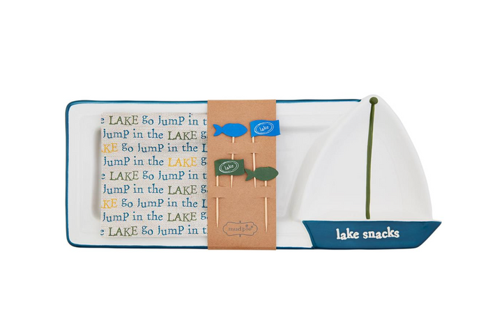 Lake Hostess Set - Pine & Moss