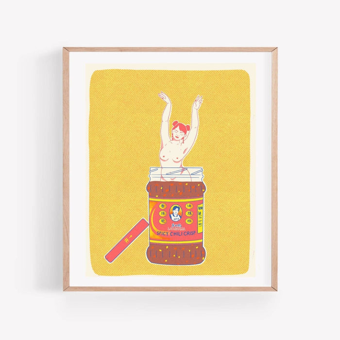 Lao Gan Ma Girlfriend Risograph Print