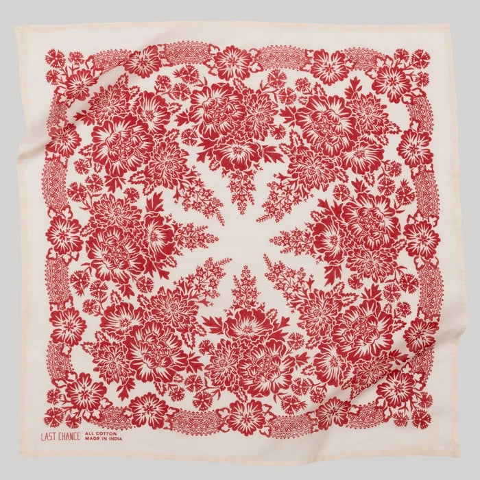 Last Chance Textiles - Cotton Bandana - La Lovely Vintage