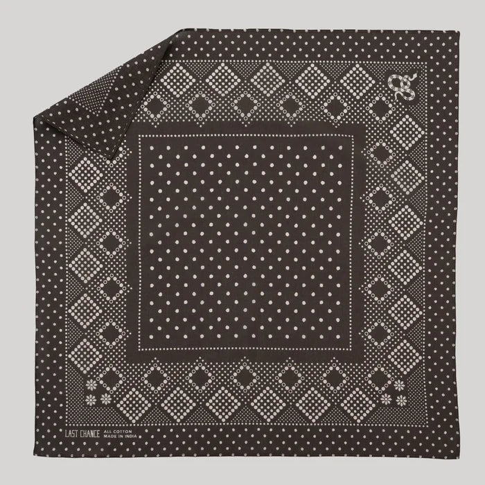 Last Chance Textiles - Cotton Bandana - La Lovely Vintage