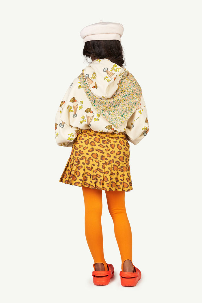 Leopard Bird Skirt Yellow