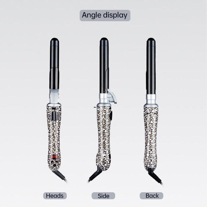 Leopard print automatic curling iron