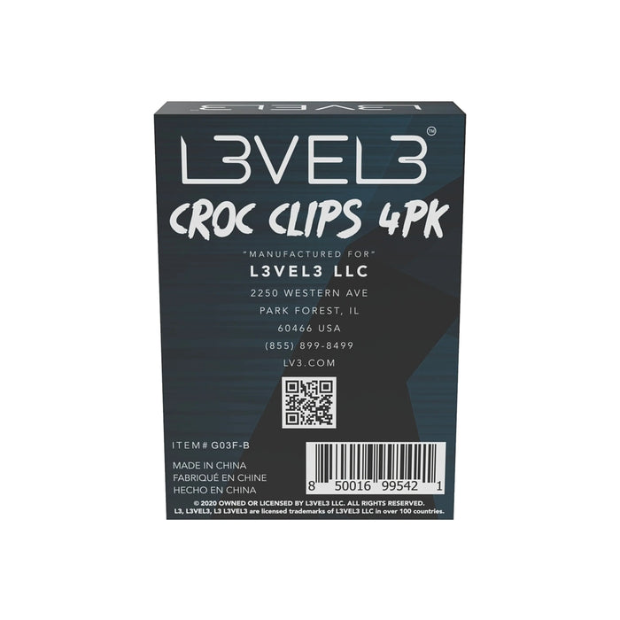 Level 3 Hair Croc Clips-4 Pack - BUYBARBER.COM