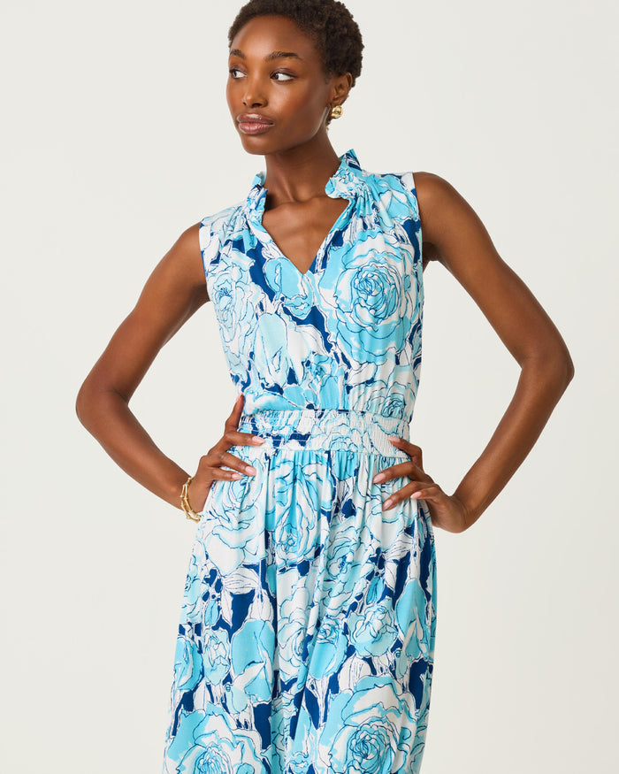 Lilly Pulitzer Amiria Maxi Dress - Capri Blue Rosanna