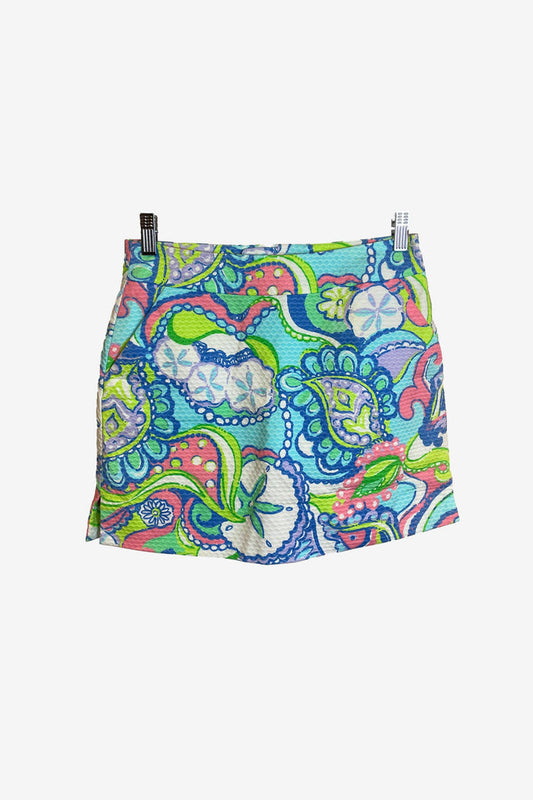 Lilly Pulitzer Marigold Textured Mini Skort image 0