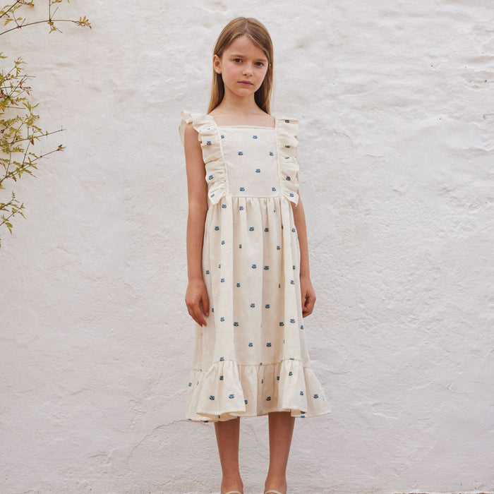 Bebe Organic Lisa Dress Tulip Jacquard