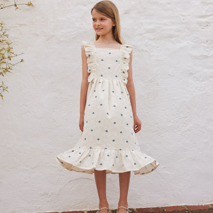 Lisa Dress Tulip Jacquard
