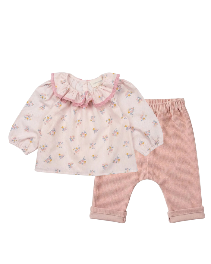 Lissou Tunic Stripe Bouquet Pink