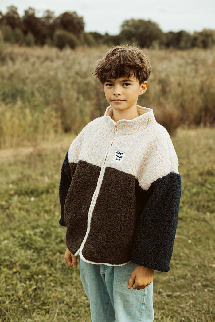 Little Teddy Smiley Jacket Army
