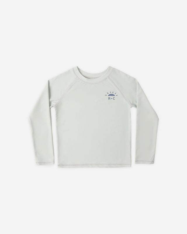 Long Sleeve Rashguard || Seafoam - Wee Bee Baby Boutique