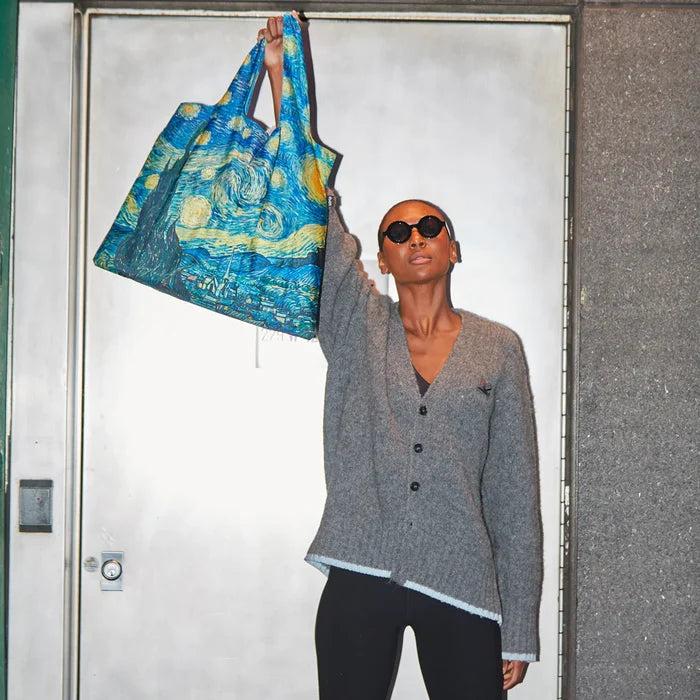 LOQI Tote Bag Museum Collection - Starry Night by Vincent Van Gogh