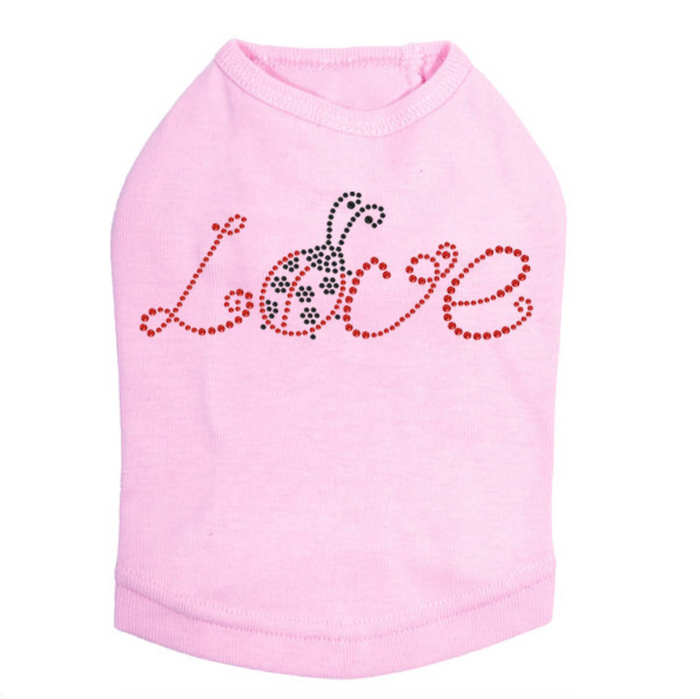 Love and Ladybug Dog Tank (multi colors)