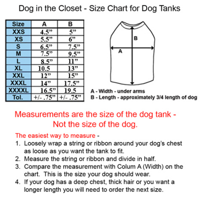 Love and Ladybug Dog Tank (multi colors)