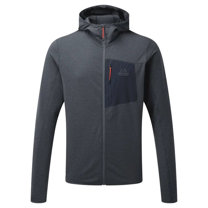 פליז גברים Mountain Equipment Lumiko Hooded בצבע כחול אוֹמְבְּרֶה
