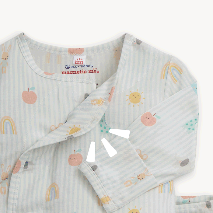 Magnetic Me Lullaby Sky Blue Take-Me-Home Kimono Set