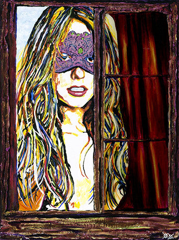 Mardi Gras Window