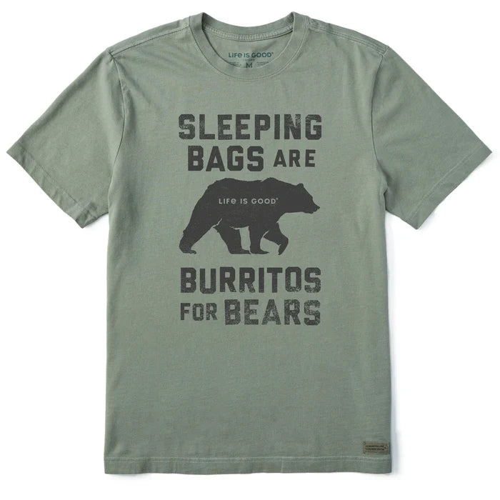Men's Burritos for Bears Short Sleeve Crusher-LITE Coton Tee Shirt