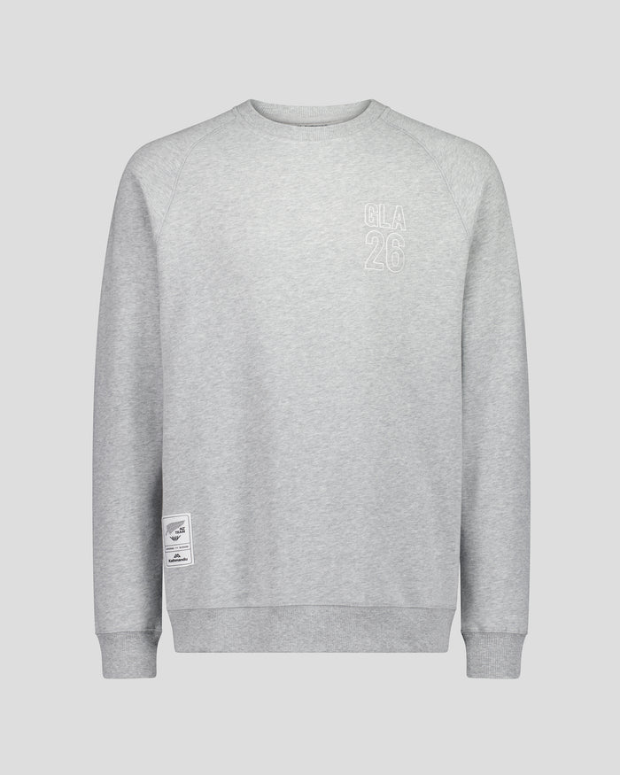 Men's Crew Sweatshirt - SPT Grey Marle | New Zealand Team Supporters Collection