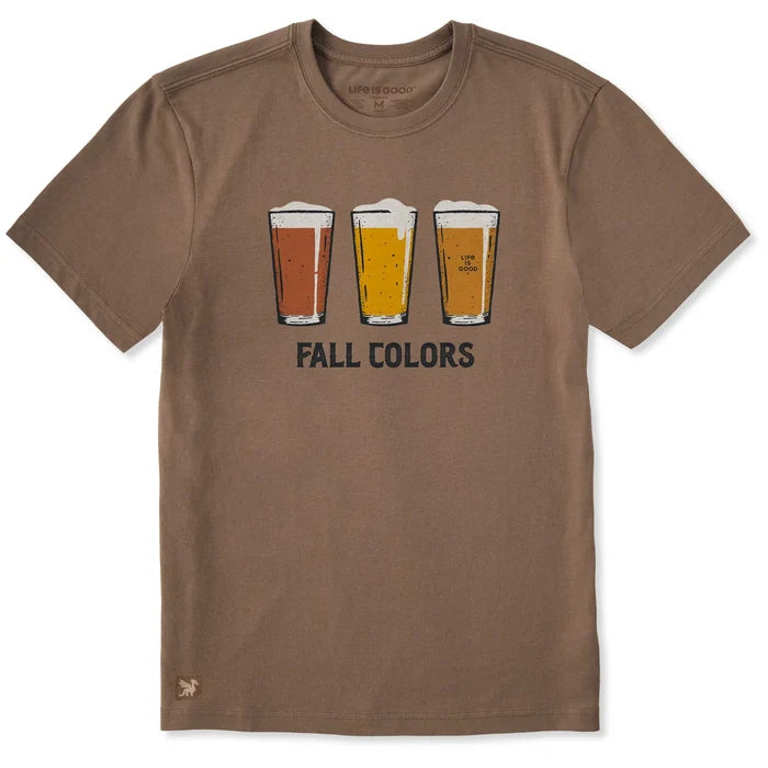 Men's Fall Beer Colors Short Sleeve Crusher Tee Shirt