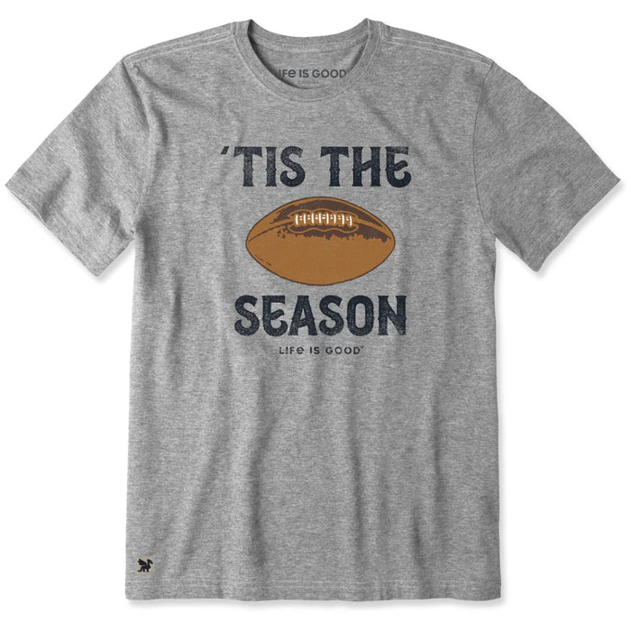 Men's Football Tis the Season Short Sleeve Crusher Tee Shirt