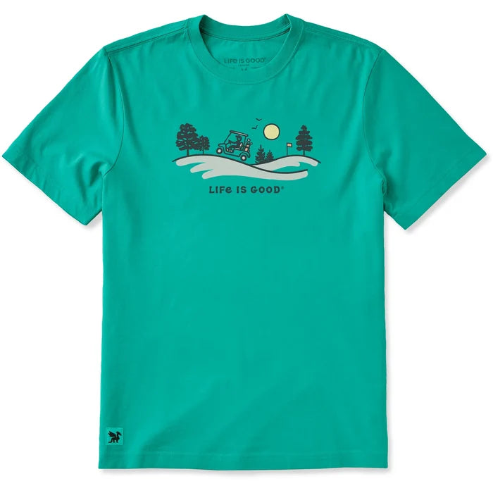 Men's Golf Course Cart Vista Short Sleeve Crusher Tee Shirt