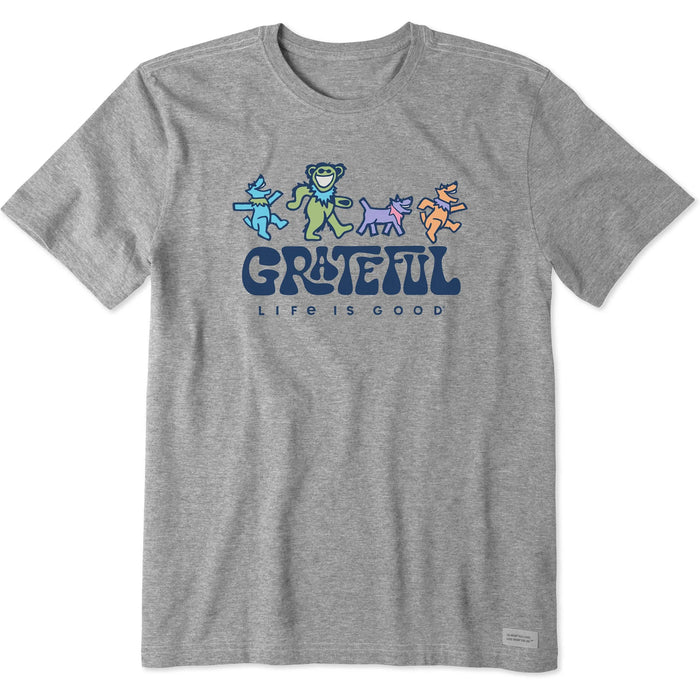 Men's Grateful Dancers Short Sleeve Crusher Tee Shirt