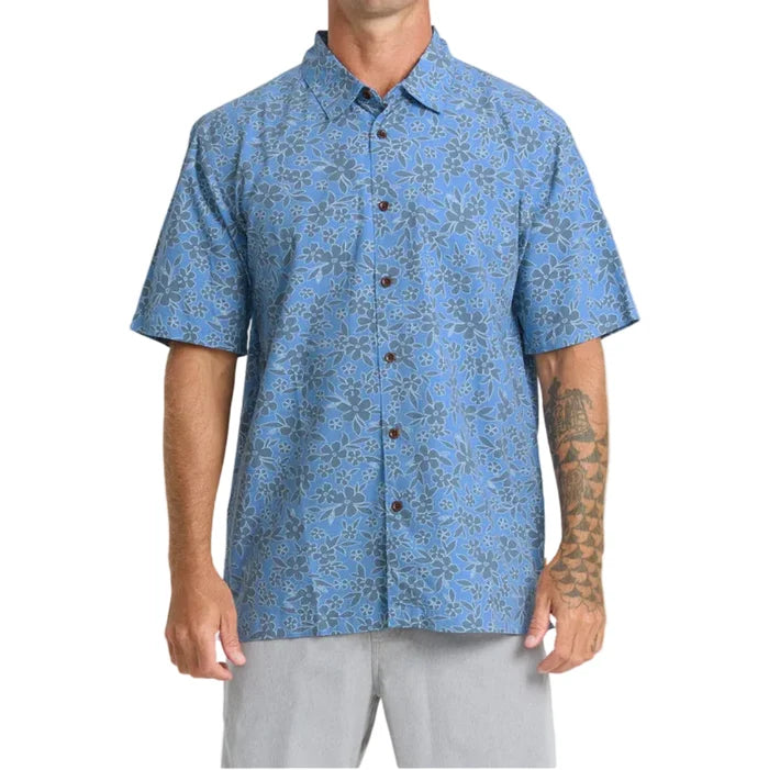 Men's Waterman Flower Field Short Sleeve Buttondown Shirt