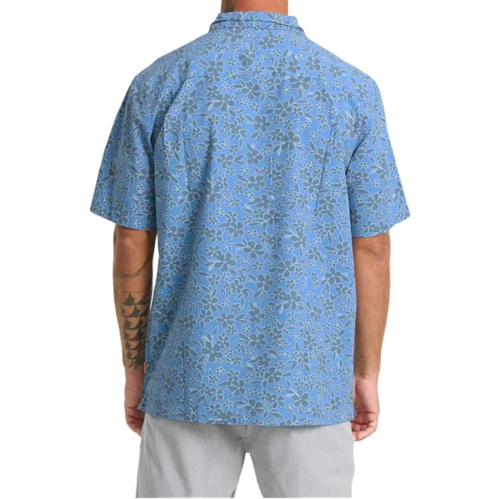 Men's Waterman Flower Field Short Sleeve Buttondown Shirt
