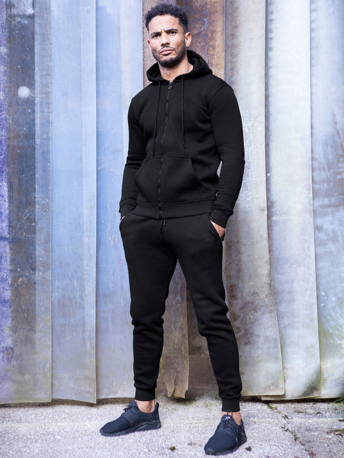 EZHD577 Copy of Mens Zip Up Hooded Fleece Tracksuit Top  | Enzo Designer Menswear ENZO RAWDENIM