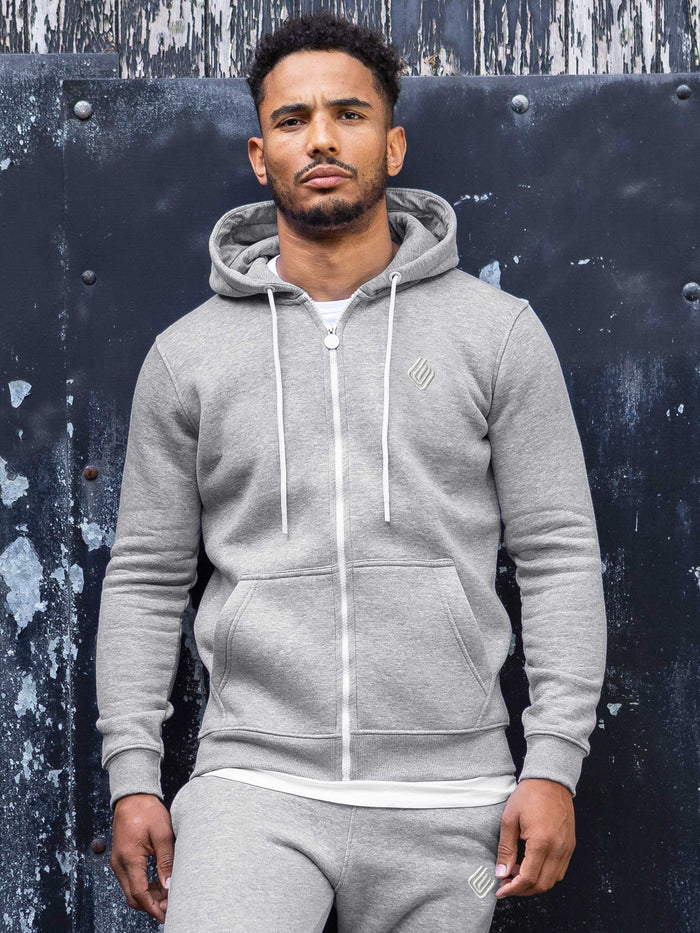 EZHD577 Copy of Mens Zip Up Hooded Fleece Tracksuit Top  | Enzo Designer Menswear ENZO RAWDENIM